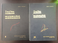 ANALIZA MATEMATICA - Marcel N. Rosculet (2 volume) foto