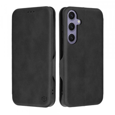 Husa pentru Samsung Galaxy S24 S921, Techsuit, Safe Wallet Plus, Neagra foto