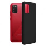 Cumpara ieftin Husa Samsung Galaxy A02S Silicon Negru Slim Mat cu Microfibra SoftEdge, Techsuit