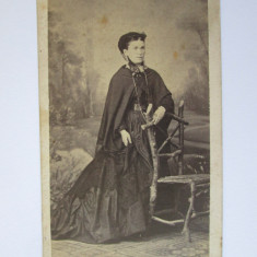 Fotografie pe carton 102 x 62 mm Carol Popp de Szathmari-Bucuresci circa 1880