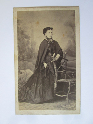 Fotografie pe carton 102 x 62 mm Carol Popp de Szathmari-Bucuresci circa 1880 foto