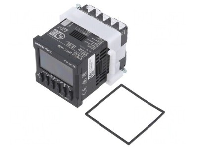 Contor electronic impulsuri LCD H7CC-AW pe panou foto