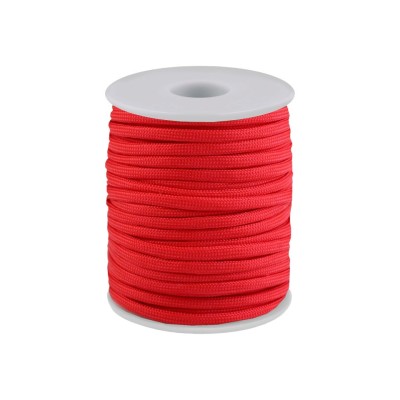 Cordelina paracord Crisalida, diametru 4 mm, 23 m, Rosu foto