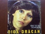 DIDA DRAGAN sant tot eu ochii ploii disc vinyl 7 single muzica pop EDC 10734 VG+, electrecord