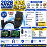 Tester diagnoza VCDS HEX CAN 26.3 OBD2 VW Audi Skoda Seat Porsche Romana Engleza VIN nelimitat VAG COM ultima versiune