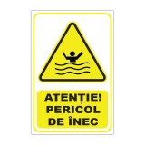 Indicator de avertizare Atenție! Pericol de &icirc;nec