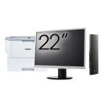 Pachet Calculator Second Hand DELL OptiPlex 3090 Mini UFF, Intel Core i5-1145G7 2.60 - 4.40GHz, 8GB DDR4, 256GB SSD, Intel Iris Xe Graphics + Monitor