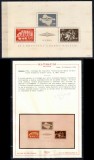 Croatia 1945, Mi #170-172 I = Bl 8**, Reprint Oficial cu CERTIFICAT, WWII, razboi, Divizia Croata de Asalt, MNH, cota 2.200,- &euro;!