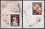 Centrafricana 1984 - Picturi de Rubens, 2 Colite DE LUX NDT, F.RARE, PA, MNH