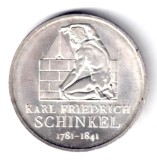 GERMANIA 10 EURO 2006 F ARGINT KARL FRIEDERICH SCHINKEL AUNC UNC, Europa