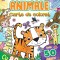 Animale Carte De Colorat Cu Abtibilduri, - Editura Flamingo
