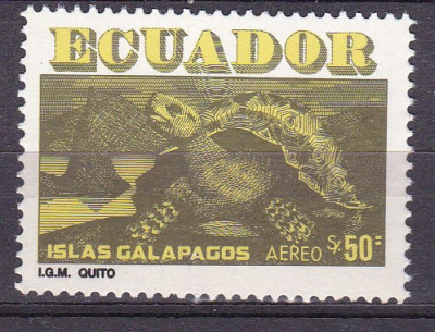 Ecuador 1981 fauna Galapagos testoase MI 1901 MNH foto