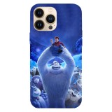 Husa compatibila cu Apple iPhone 15 Pro Max, Viceversa, model Percy and Migo Smallfoot , Silicon, TPU, Transparent, Carcasa