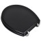 Capace WC, 2 buc., negru, MDF - 3