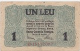 ROMANIA 1 LEU BGR 1917 F