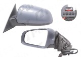 Oglinda exterioara Audi A3 (8p), 05.2003-04.2008, Stanga, 3 usi, reglare electrica; grunduita; incalzita; geam asferic; cromat; pliere electrica; 7 p