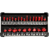 Yato YT-6801 - Set cutite frezat tija 8 mm ambalaj metal 24 bucati