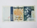 Portugalia 2000 Escudos 1995,bancnota din imagini in stare foarte buna la cel mai mic pret