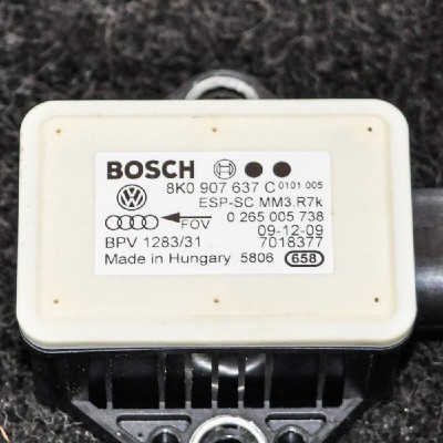 Senzor de accelerație AUDI A4 Avant 8K5, B8 2010 OEM: 8K0907637C0265005738 2940294 foto