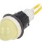 Lampă de control LED galbenă 230V