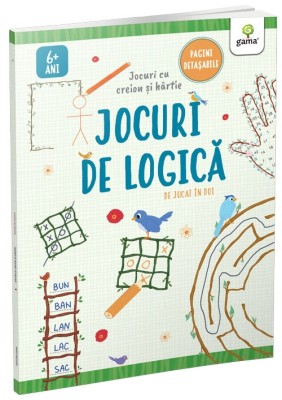Jocuri De Logica De Jucat In Doi, - Editura Gama foto