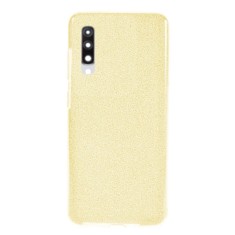 Husa Samsung Galaxy A70 Sclipici Auriu Silicon