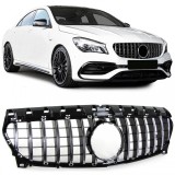 Grila sport crom negru potrivita pentru Mercedes CLA C117 W117 16-19 facelift Performance AutoTuning