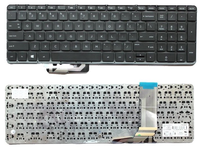 Tastatura laptop noua HP Pavilion 15-BS BLACK (Without frame , small ENTER) UK