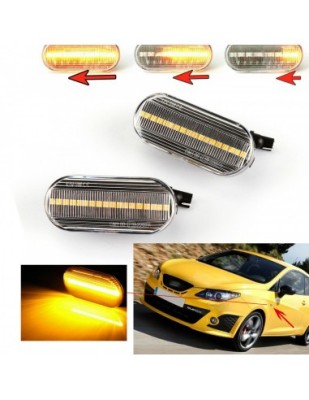 Set 2 Semnalizari Aripa LED Dinamice Ford Fiesta, Fusion, Galaxy, Focus 2 foto