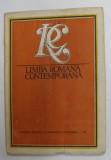 LIMBA ROMANA CONTEMPORANA - VOCABULARUL de ION COTEANU ...ANGELA BIDU - VRANCEANU , 1985 , * COPERTA SPATE PREZINTA URME DE UZURA