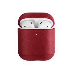Husa piele pentru Apple Airpods 1 / 2 Uniq Terra, Rosie
