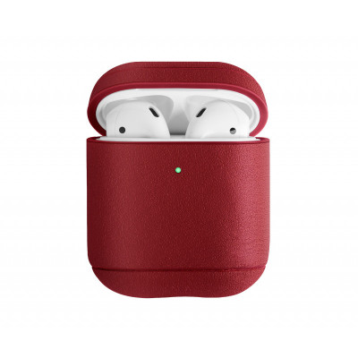 Husa piele pentru Apple Airpods 1 / 2 Uniq Terra, Rosie foto