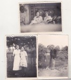 Bnk foto - lot 3 fotografii portrete - Foto G I Hansa Ramnicu Sarat, Alb-Negru, Romania 1900 - 1950