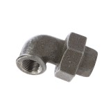 Cot cu racord olandez 95, fonta neagra, FI - FI, 1/2&quot;