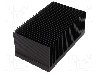 Radiator extrudat, aluminiu, 100mm x 174mm, neagra, FISCHER ELEKTRONIK - SK 623 100 SA foto