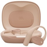 Casti Open-Ear JBL Sense Lite, True Wireless, Bluetooth, 4 microfoane, Multipoint, Autonomie 32 ore, IP54, Bej