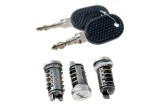 Set yale inchidere Fiat Tempra (159) Sedan/Combi, 01.1990-08.96, Fiat Tipo (160), 08.88-05.95, cu chei, cu 2 butuci blocare usa, cu apasare eliberare