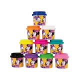 Set Plastilina 10 bucati, Minnie Mouse, multicolor, ATU-085111, Oem