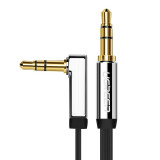 Cablu Plat Ugreen Cablu Audio AUX 3,5 Mm Mini Mufă 5m Argintiu (10729)