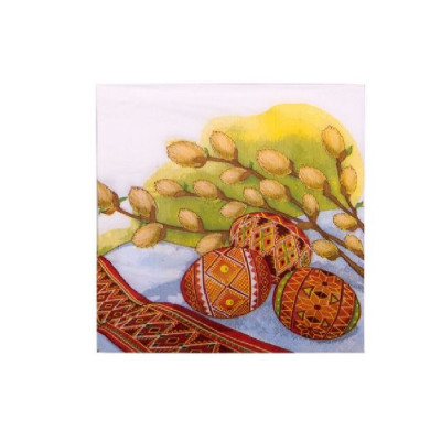 Servetele de Masa Decorative pentru Paste in 2 Straturi, 33x33 cm, 20 Servetele/Set, Multicolor, Diverse Modele, Pachete Servetele Decorative,Servetel foto