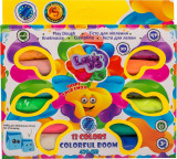 Set plastilina - Colorful Boom - 12 culori | Okto Clay