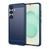 Husa Samsung Galaxy S25 Plus Techsuit Carbon Silicone, albastru