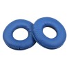 Set 2 bureti TXE pentru casti Sony MDR-V150, V200, V250, V300, V400, ZX110, ZX300, ZX310, Albastru, Spuma cu memorie, Piele ecologica