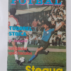 Revista Fotbal Steaua 1985 - Steaua Bucuresti Tudorel Stoica Poster In Interior