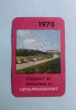 Calendar 1978 loto pronosport