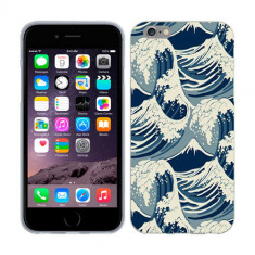 Husa iPhone 6S iPhone 6 Silicon Gel Tpu Model Abstract Waves foto