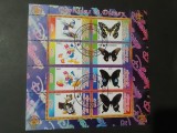 Coliță Congo 2010 - Tematică Dublă, Desene Animate Walt Disney, Rățoiul Donald, Daisy Duck, Fluturi Exotici Papilio, Scouts Cercetași -A333
