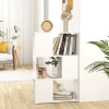 Gossi biblioteca/separator camera, alb, 60x24x94 cm, pal
