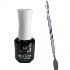 Solutie ce Indeparteaza Oja Semi - Gel Magic Crack Remover - Platinum Edition + Instrument Metalic