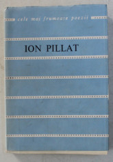 ION PILLAT - VERSURI , COLECTIA &amp;#039; CELE MAI FRUMOASE POEZII &amp;#039; , 1968 foto